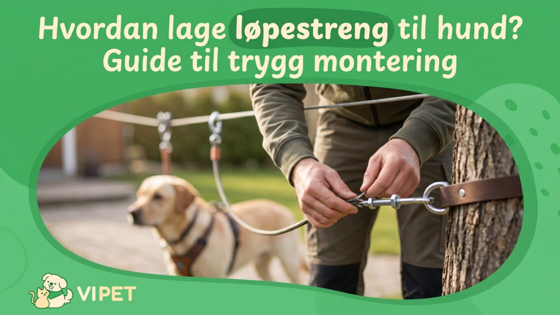 Hvordan lage løpestreng til hund? Guide til trygg montering