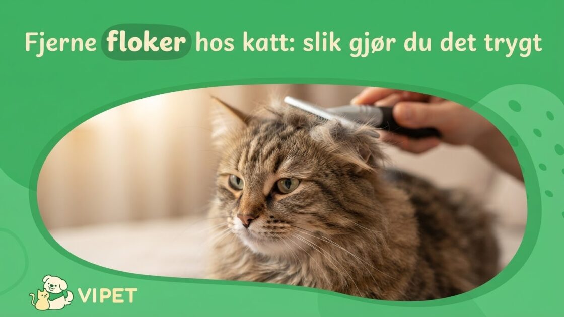 Fjerne floker hos katt: slik gjør du det trygt
