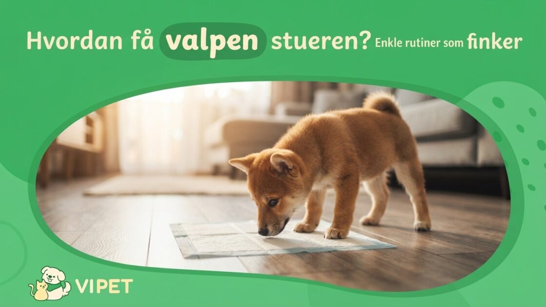 Hvordan få valpen stueren? Enkle rutiner som funker