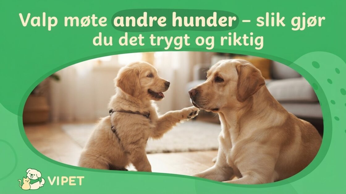 Valp møte andre hunder – slik gjør du det trygt og riktig