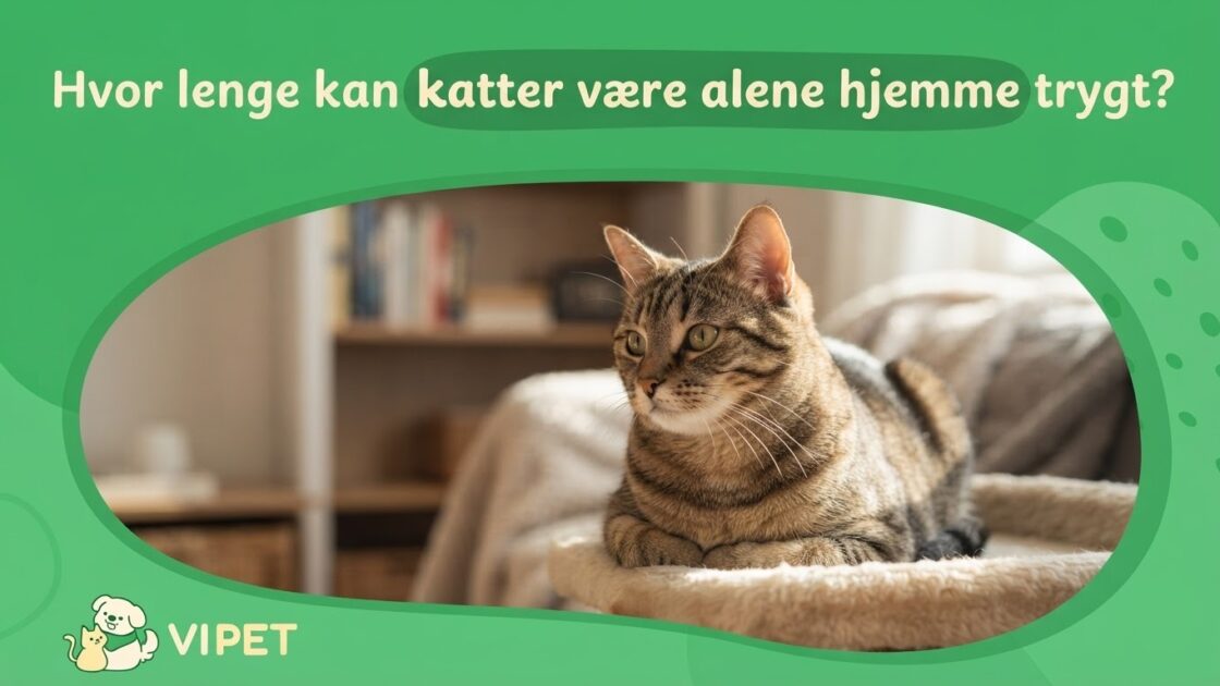 Hvor lenge kan katter være alene hjemme trygt?